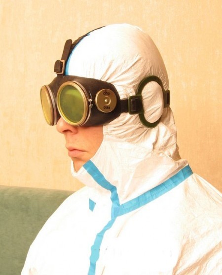 Очки ОФ или ОПФ специальные для защиты глаз военнослужащего СССР