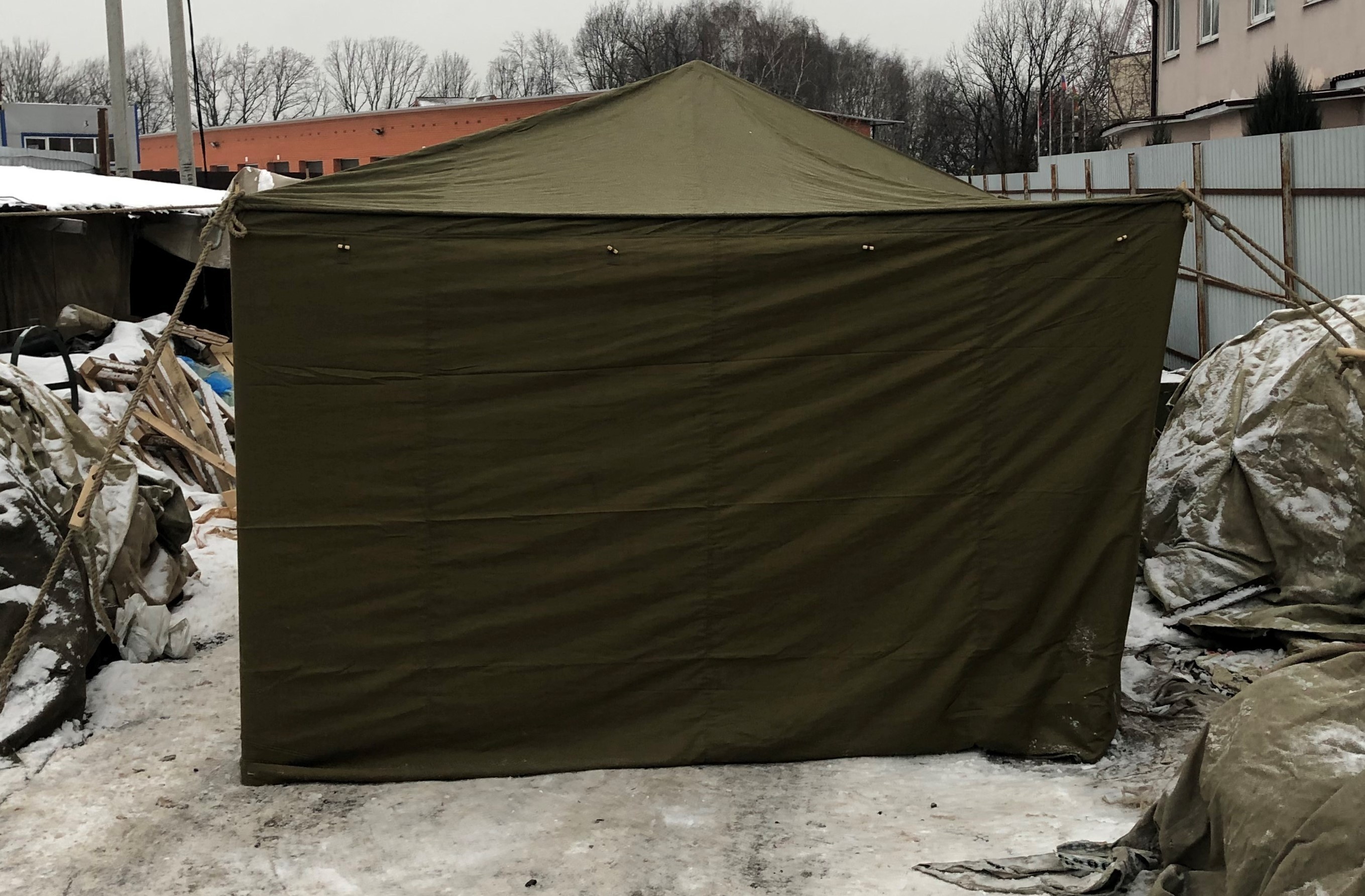 Палатка «Гарнизон-8» комбинированная