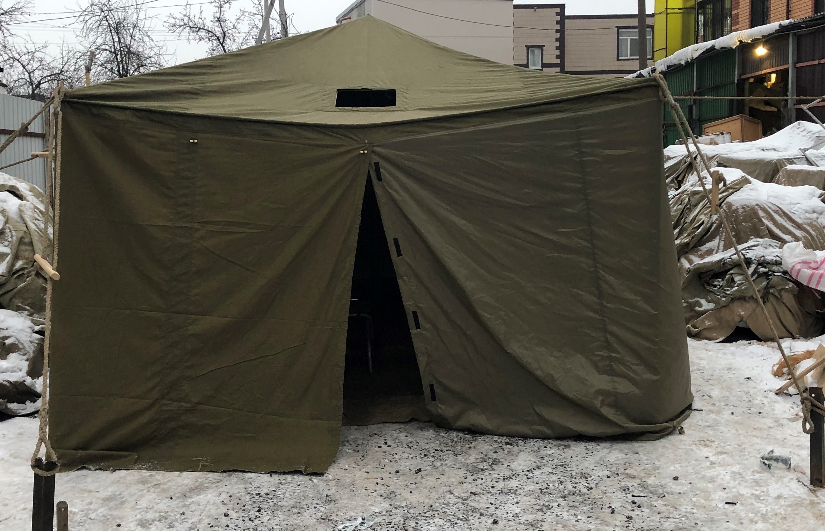 Палатка «Гарнизон-8» комбинированная