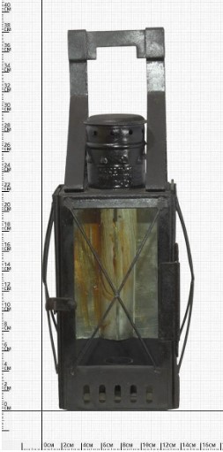 Оригинальный свечной фонарь (СССР), до 1950 года, замок-крючок