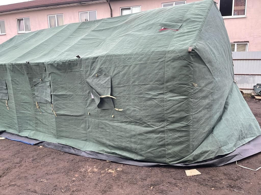 Палатка Гарнизон 30 (М-30) брезентовая двухслойная брезентовая