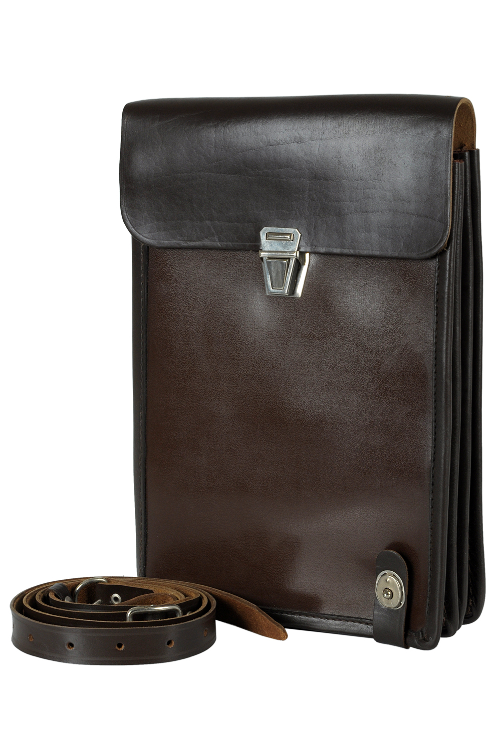 Планшет офицерский кожаный коричневый