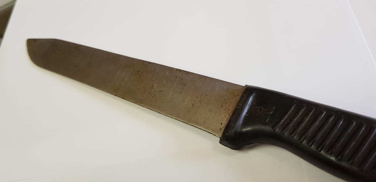 Нож кухонный советский средний