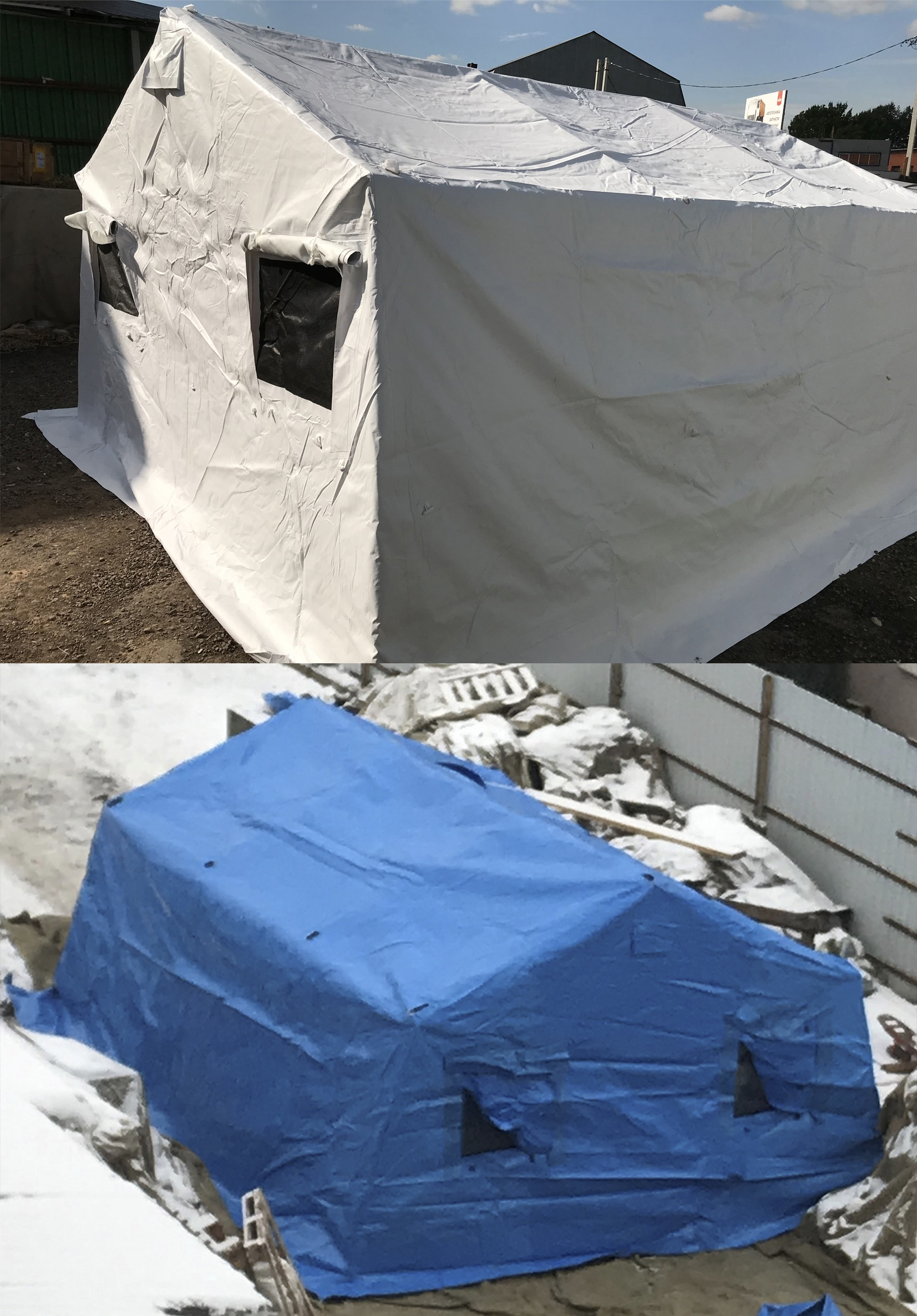 Армейская каркасная палатка Памир-10